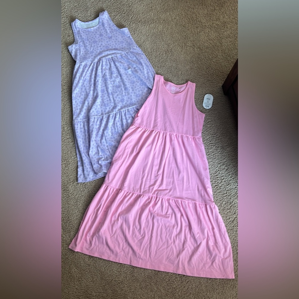 Wonder Nation Pink and Purple Dresses